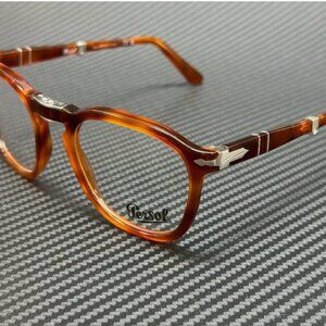 Persol Havana Unisex 52 mm Eyeglasses
